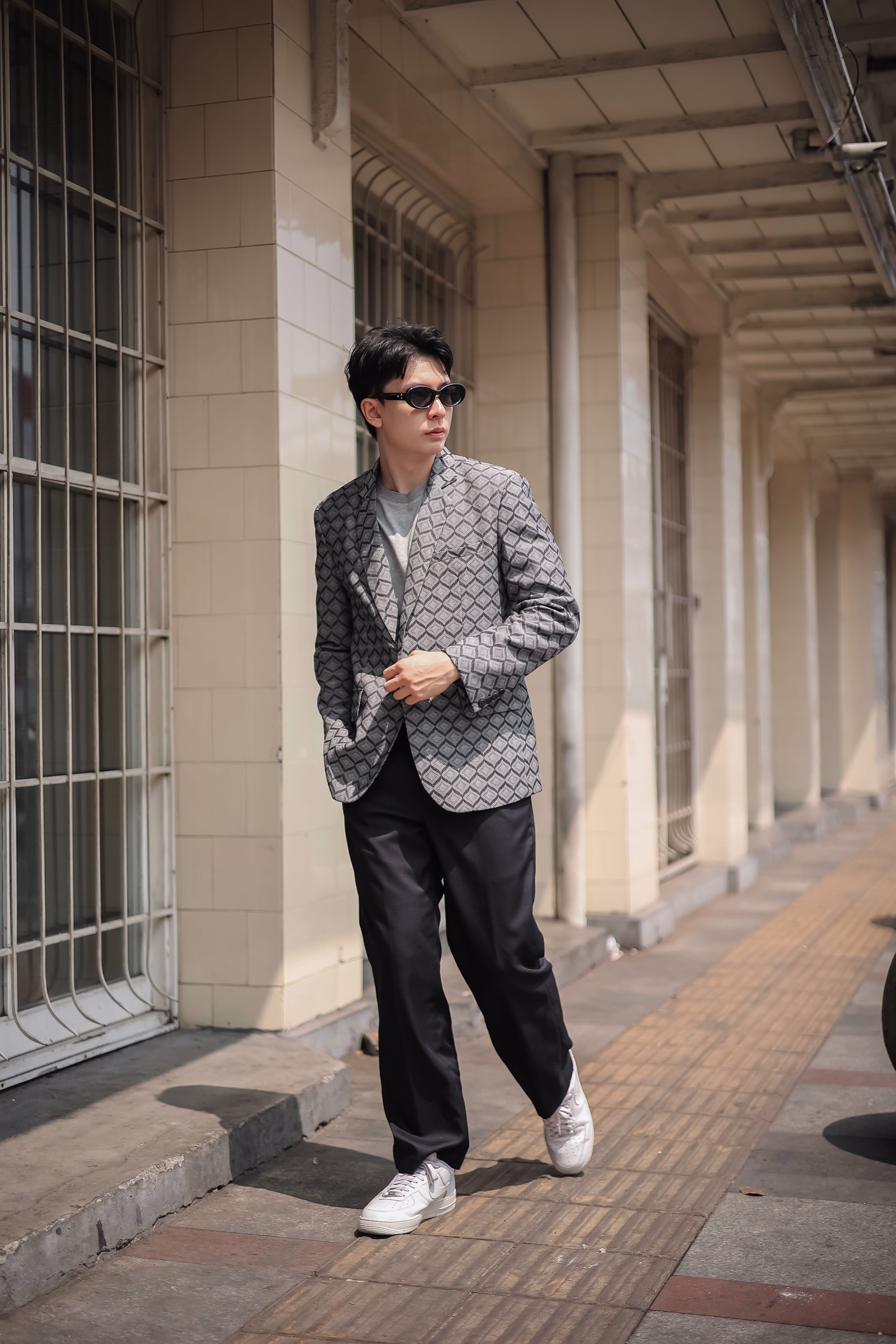 Blazer Pria Jaguar Motif Premium 4