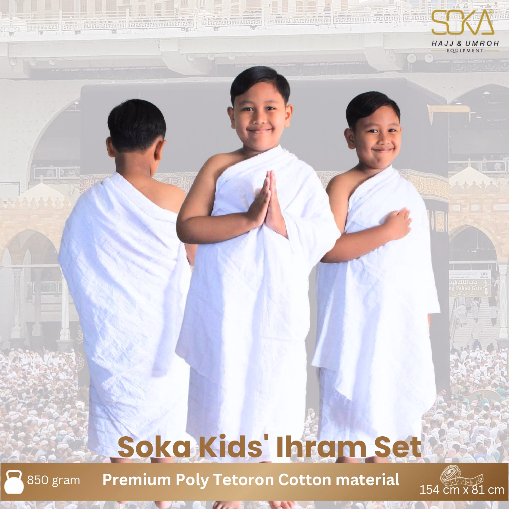 Kain Ihrom Instan Anak TK Manasik
