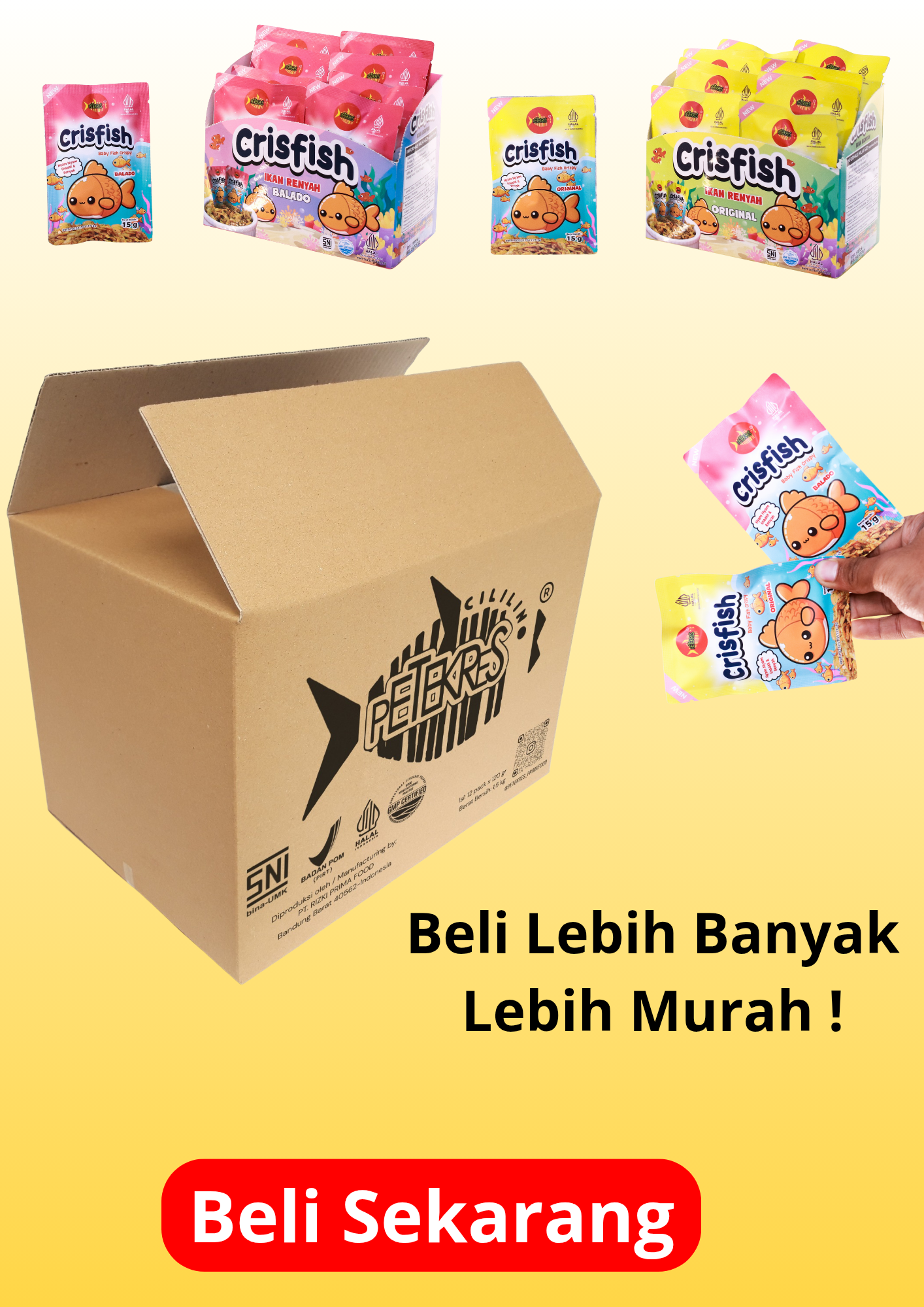 Crisfish karton(12 box)