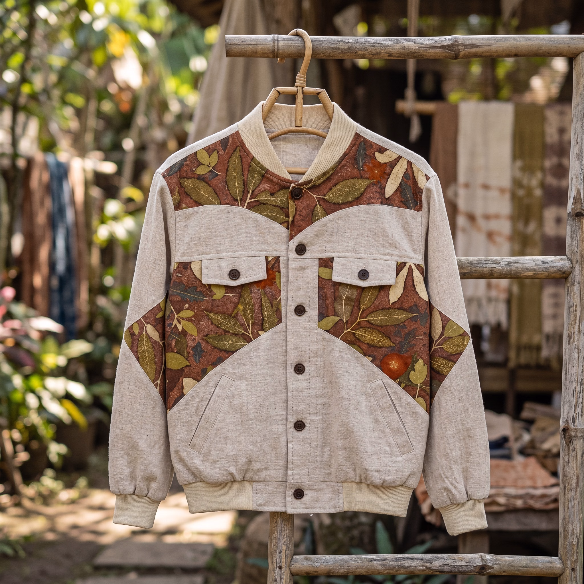 Botanical Ecoprint Jacket