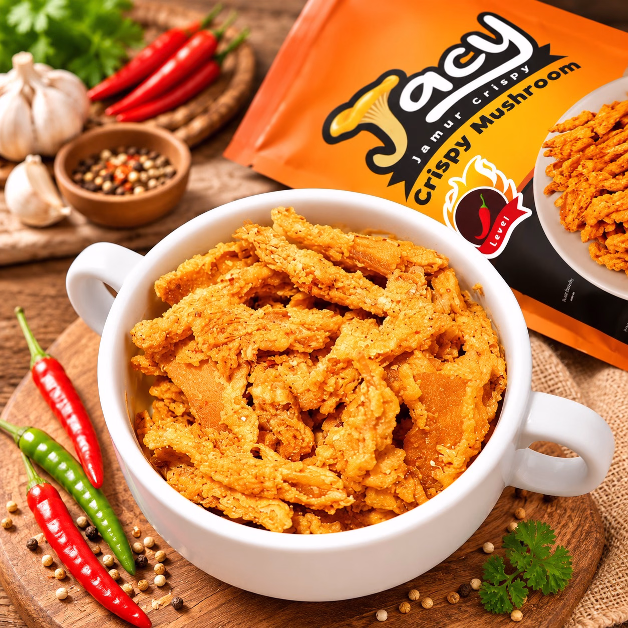 Jacy Jamur Crispy Chili Oil