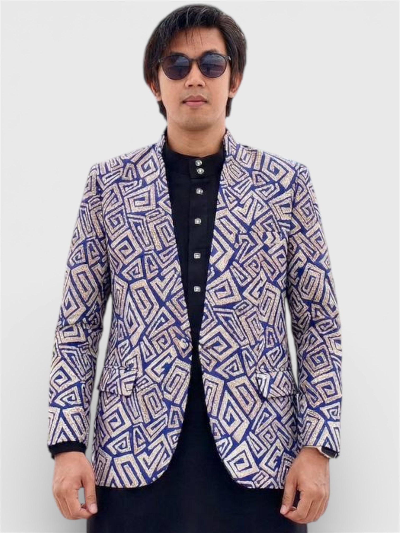 Batik Vector Blue 5
