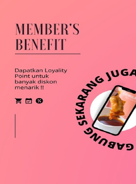 Gabung Member dan dapatkan banyak diskon menarik