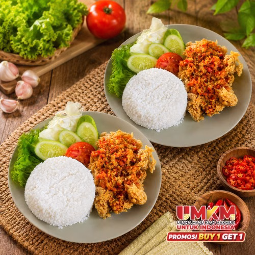 (BUY 1 GET 1) Duo Paket Geprek Viral