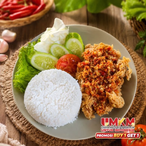 (BUY 1 GET 1) Paket Geprek Viral