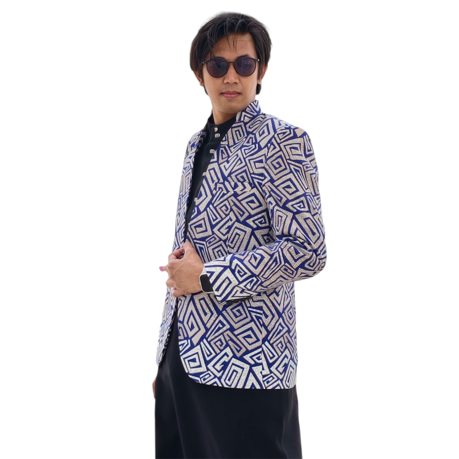Batik Vector Blue 6