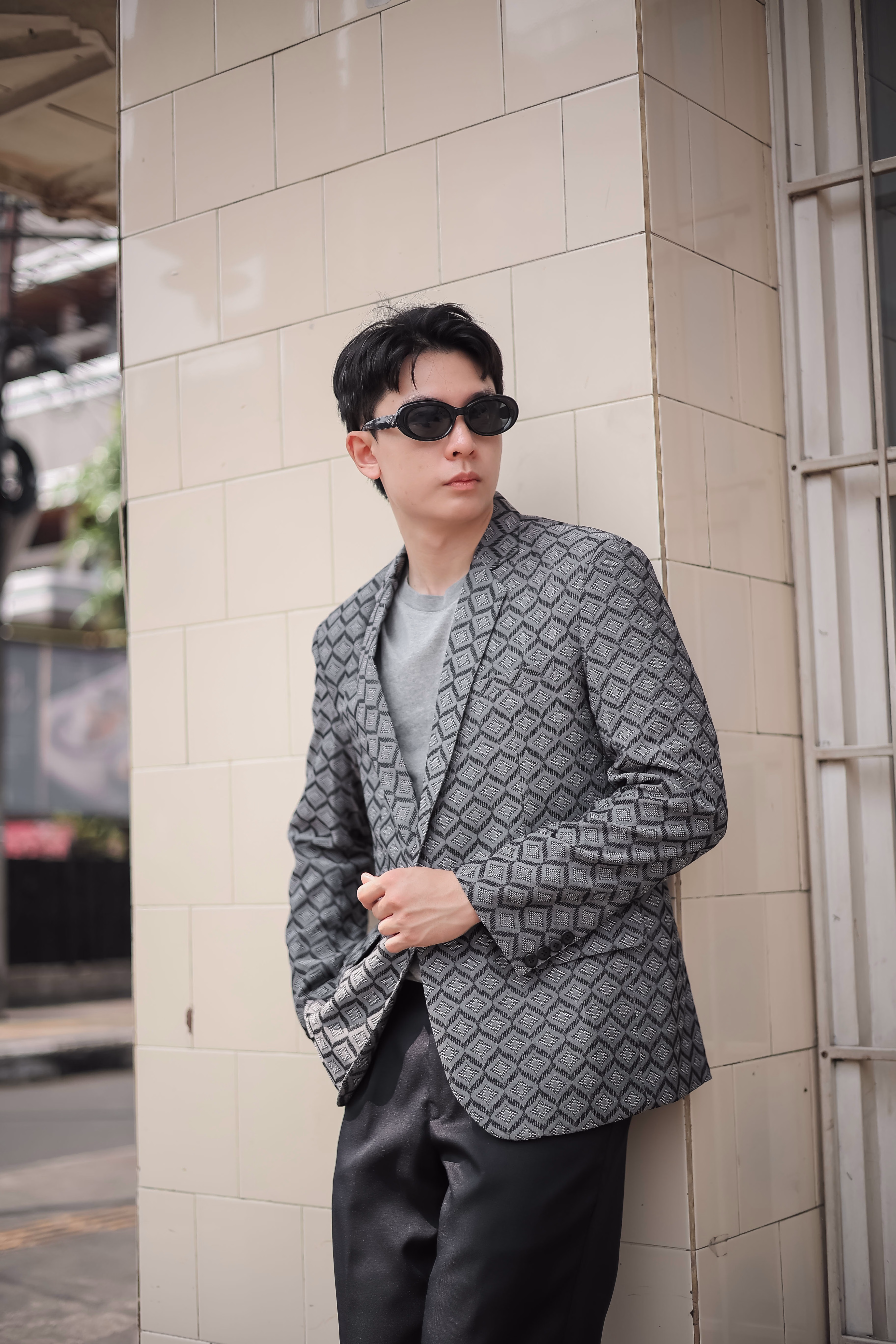 Blazer Pria Jaguar Motif Premium 5