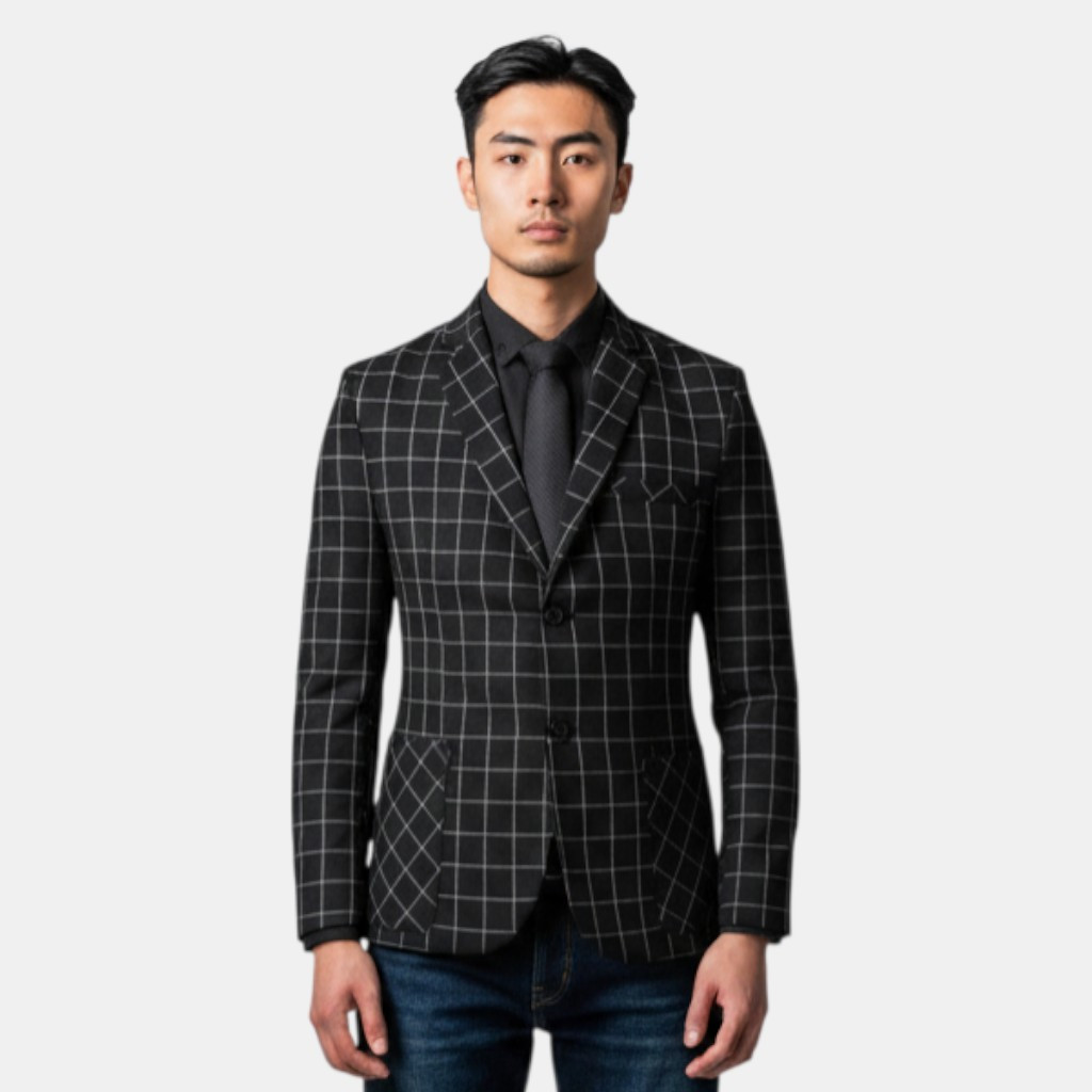 Prestige - Motif Tartan Double Vent