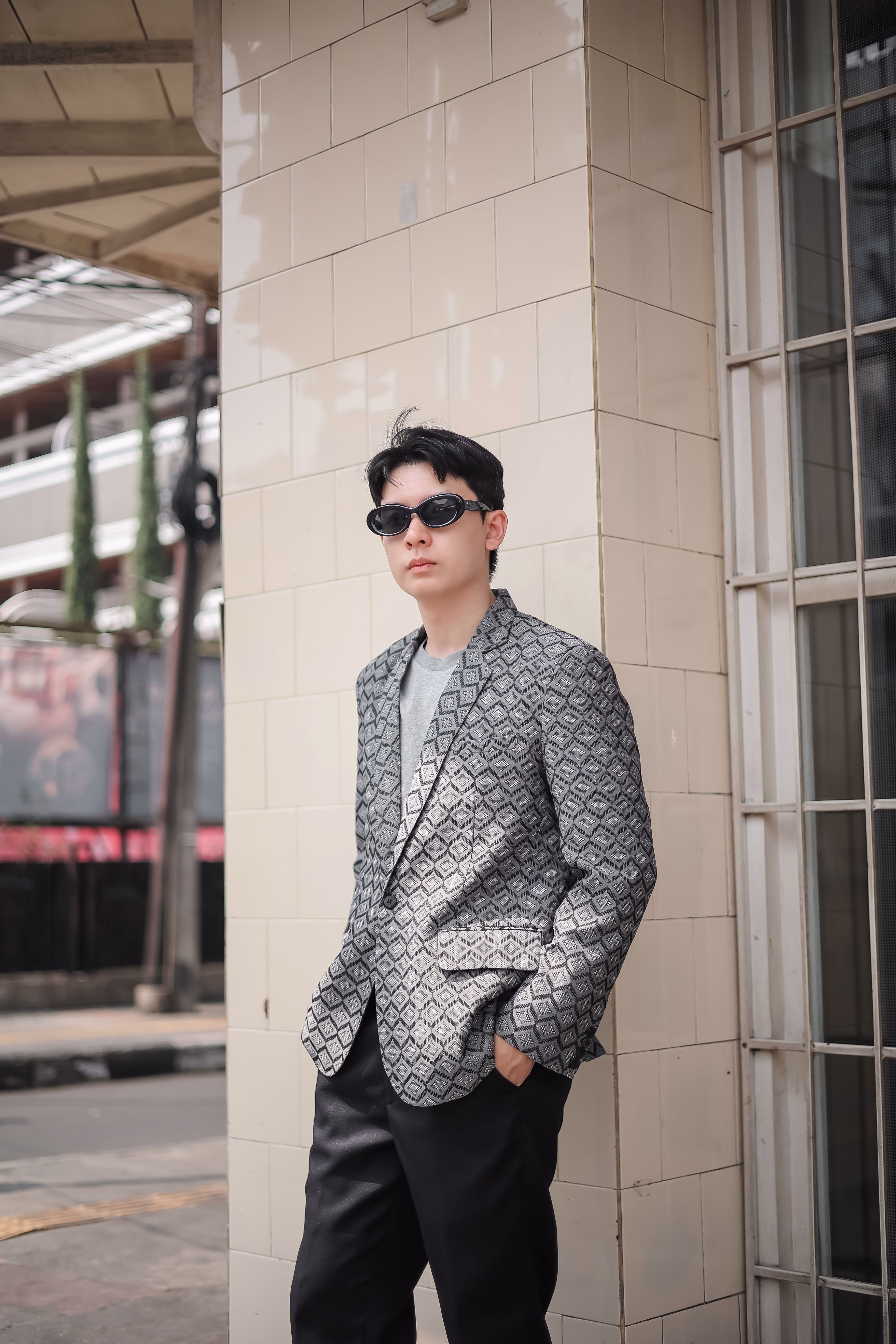 Blazer Pria Jaguar Motif Premium 6