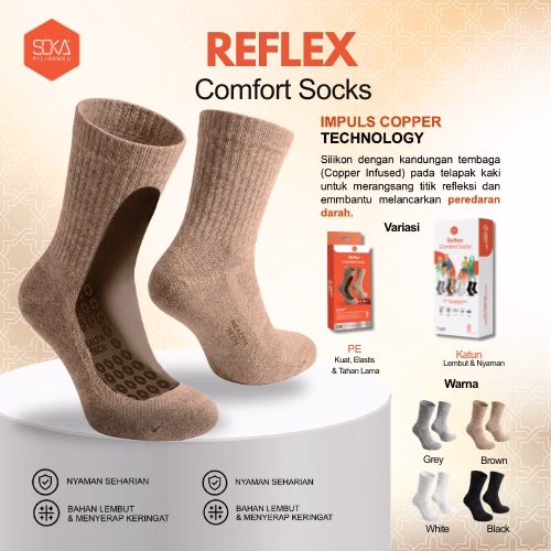 Reflex Comfort Socks