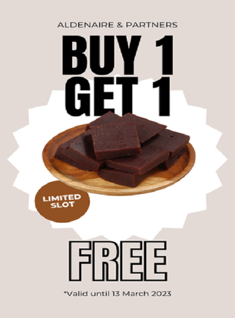 Promo BUY 1 GET 1